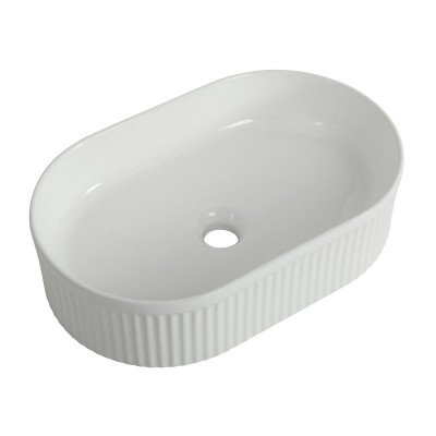 Раковина накладная 490х310х130мм Belbagno BB1497 белая