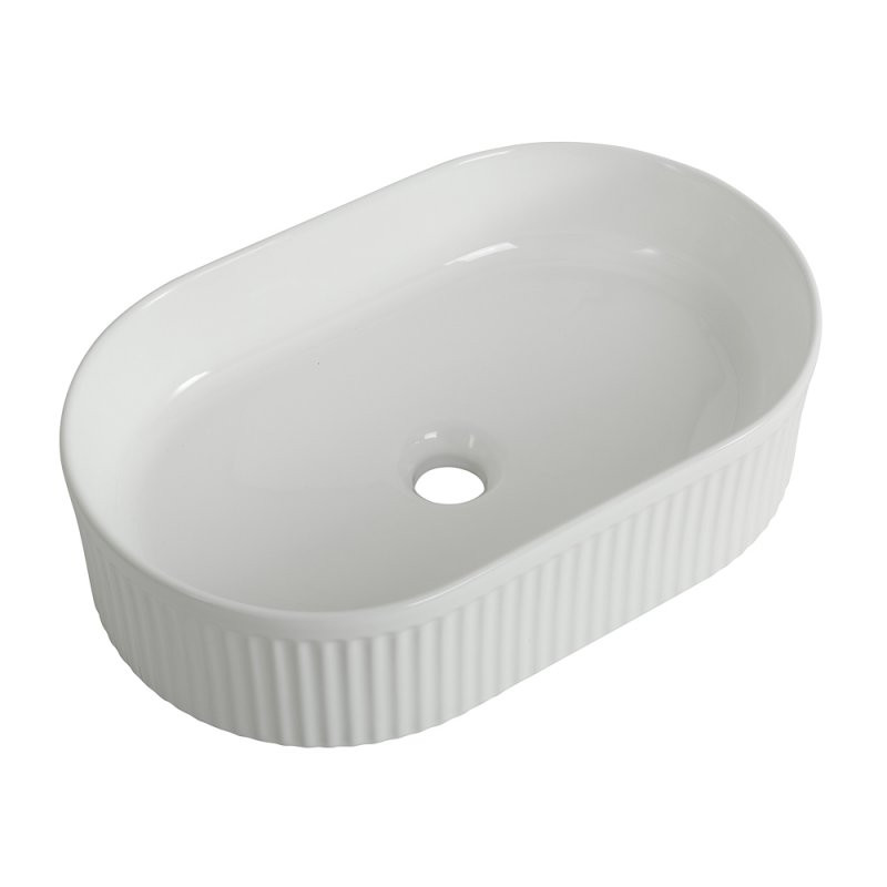 Раковина накладная 490х310х130мм Belbagno BB1497 белая