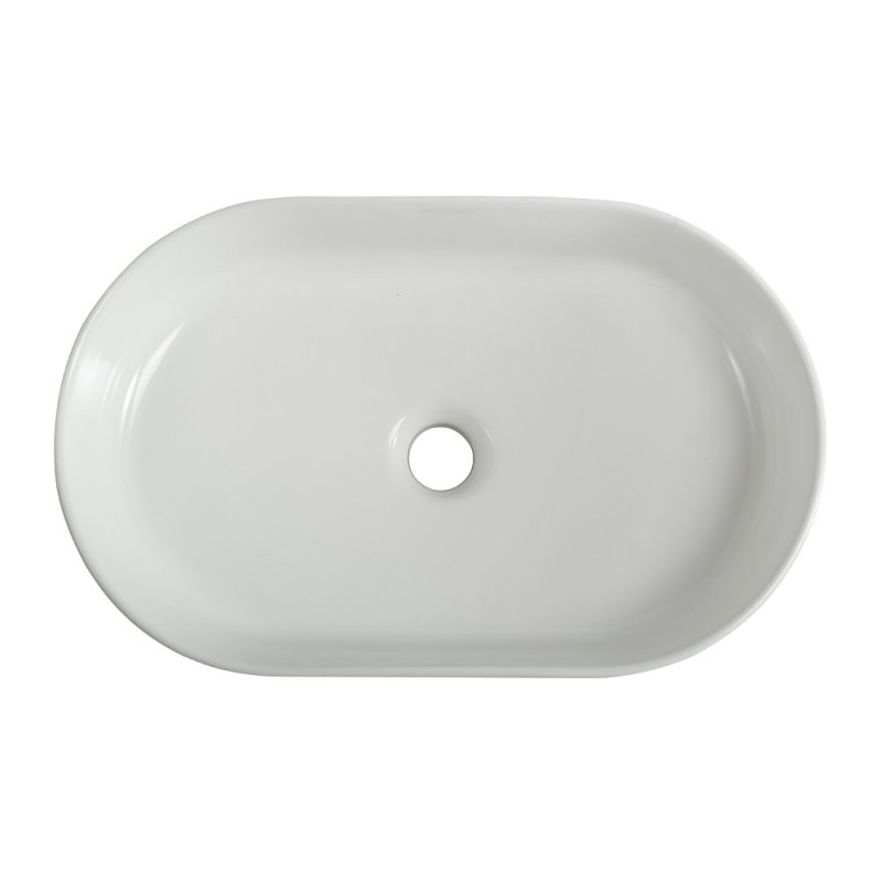 Раковина накладная 490х310х130мм Belbagno BB1497 белая