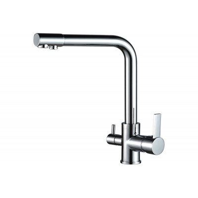 Смеситель для кухни с фильтром хром ALMAes Izer AS-875-06