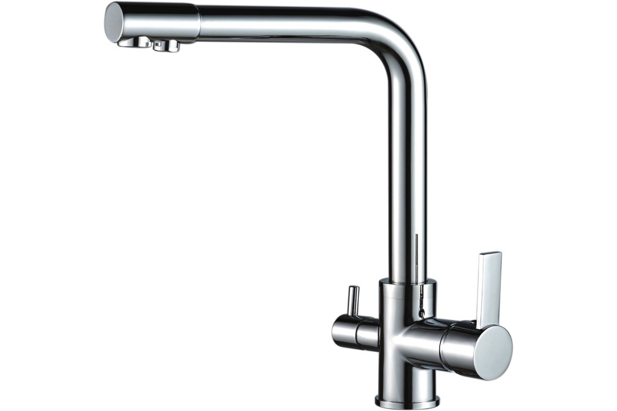 Смеситель для кухни с фильтром хром ALMAes Izer AS-875-06