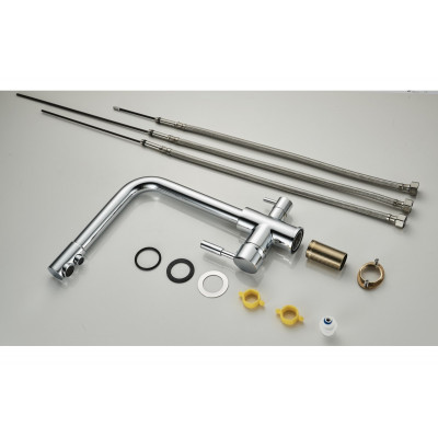 Смеситель для кухни с фильтром хром ALMAes Izer AS-875-06