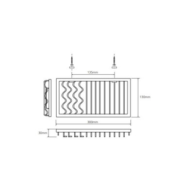 Полка для ванной серебро Bemeta CYTRO 102308082