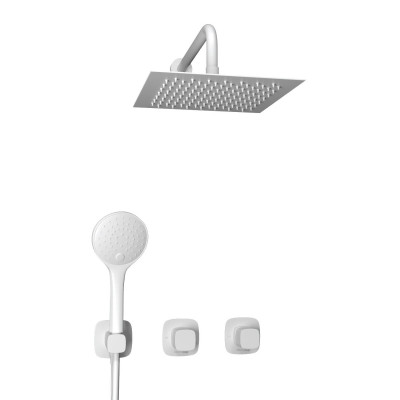 Встраиваемый комплект для душа WasserKRAFT Saale A9551.266.146.254.328.156.155 белый Soft-touch