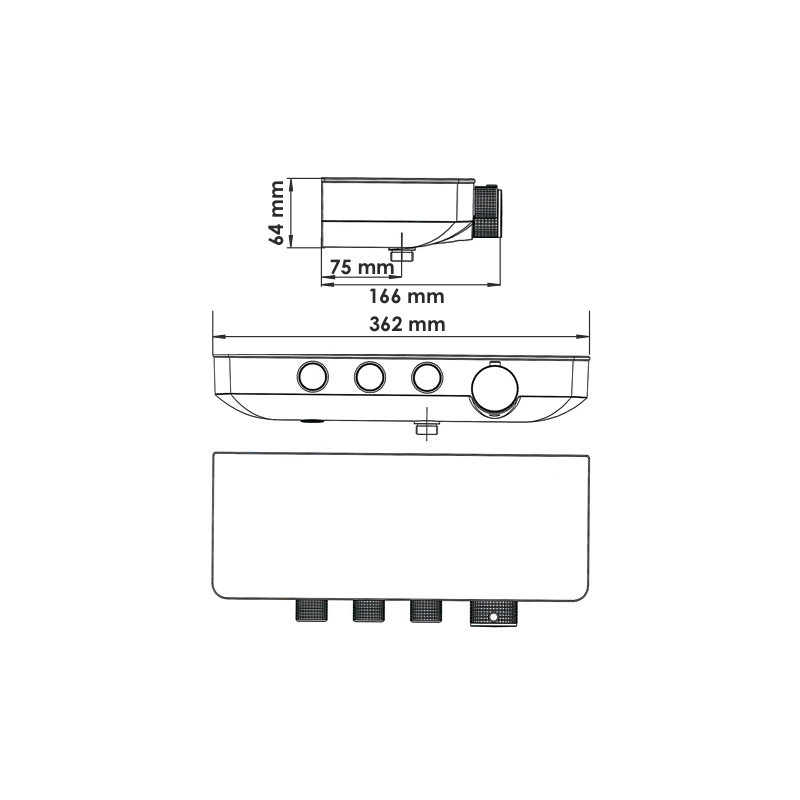 Mindel 8599 Thermo Термостатический смеситель для ванны и душа