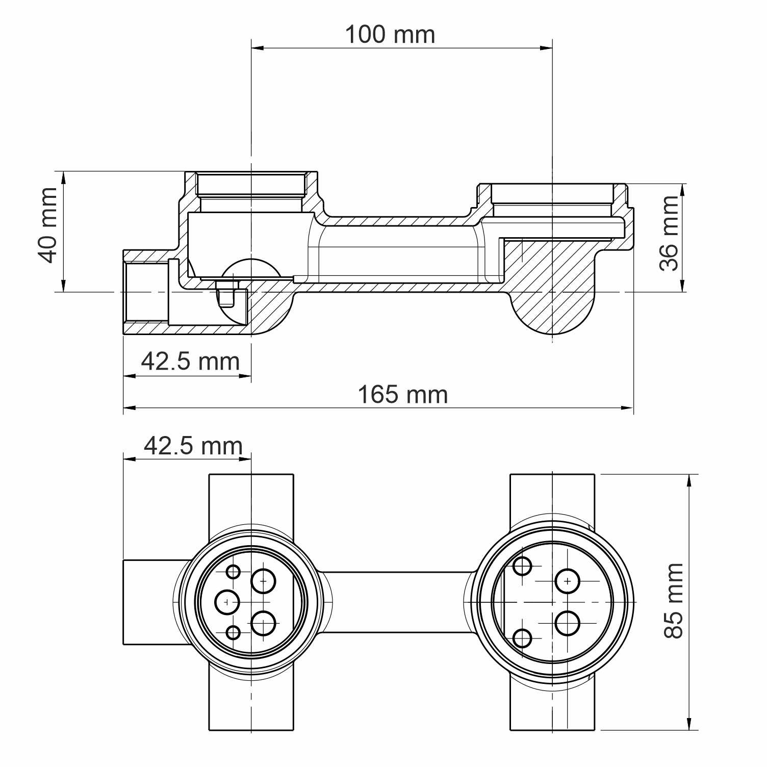 Sauer 7171 Смеситель для ванны и душа