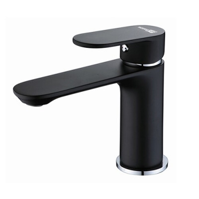 Смеситель для раковины WasserKRAFT Elbe 7403, черный Soft-touch