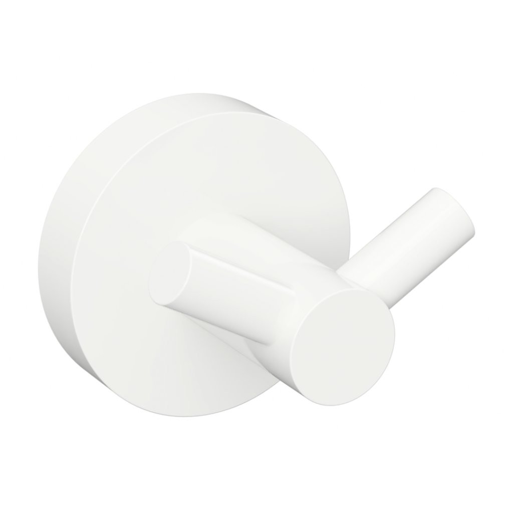 Крючок двойной настенный белый Bemeta WHITE 104106034