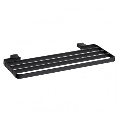 Полка для полотенец настенная черная Bemeta NERO 135002180
