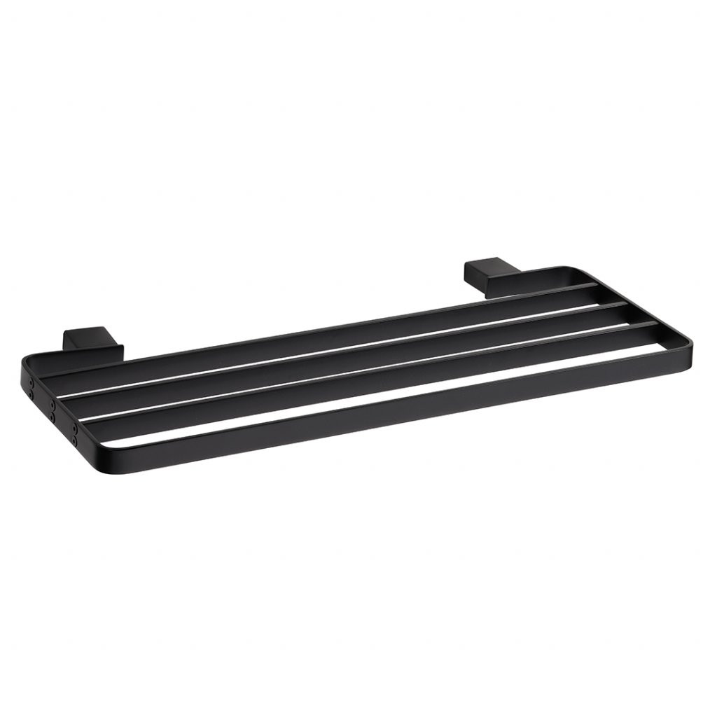 Полка для полотенец настенная черная Bemeta NERO 135002180