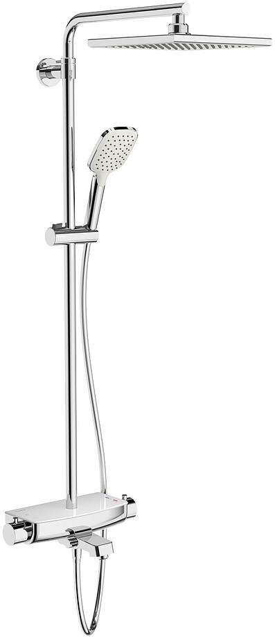 Душевая стойка с термостатом хром TESKA MIRA DK3601C