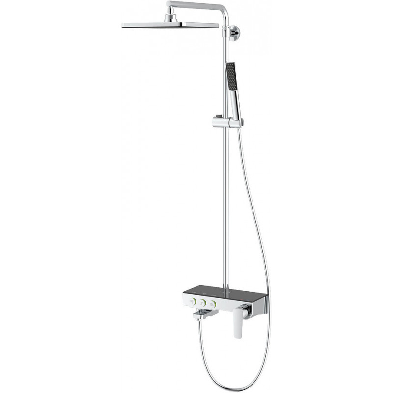 Душевая стойка хром/черная TESKA NIAGARA NG3501S