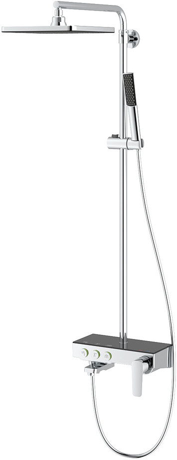 Душевая стойка хром/черная TESKA NIAGARA NG3501S
