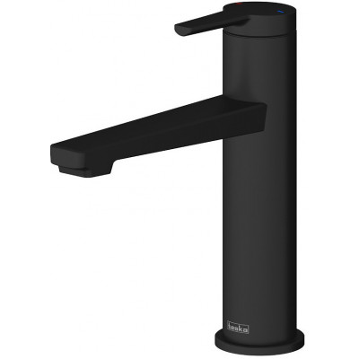 Смеситель для раковины черный Teska LIVA E5414