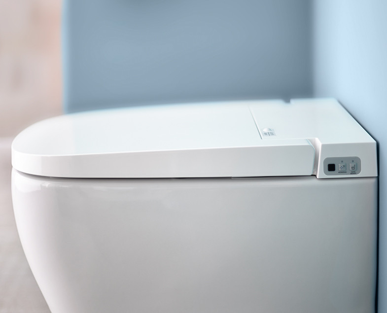 Интеллектуальный подвесной унитаз Vitra V-Care Comfort 5674B003-6194, покрытие VitrA Hygiene