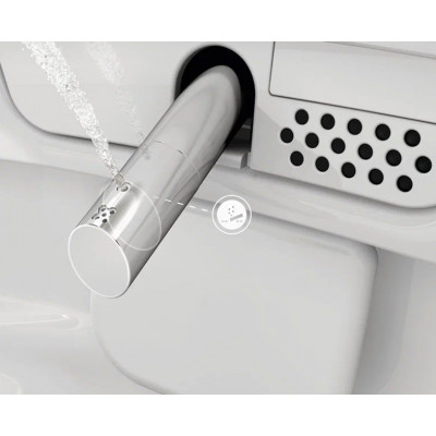 Интеллектуальный напольный унитаз Vitra V-CARE Prime 7232B403-6217, покрытие VitrA Hygiene