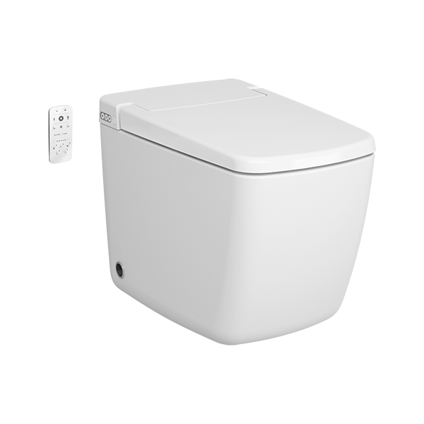 Интеллектуальный напольный унитаз Vitra V-CARE Prime 7232B403-6217, покрытие VitrA Hygiene