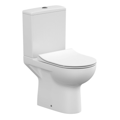Унитаз-компакт безободковый белый Cersanit S-KO-SFU011-3/5-COn-S-DL-w