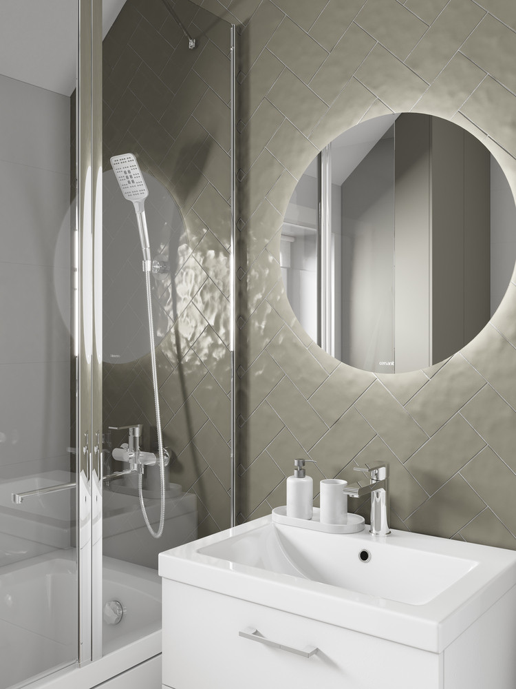 Смеситель для ванны хром Cersanit BRASKO 64091