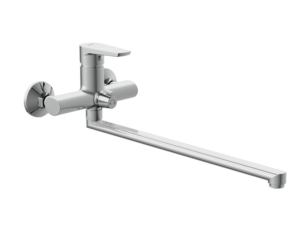 Смеситель для ванны хром Cersanit MODUO SLIM A64098
