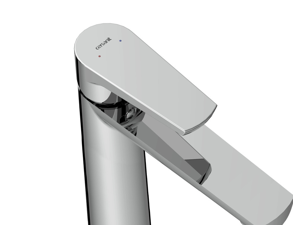 Смеситель для раковины высокий хром Cersanit MODUO SLIM A64095