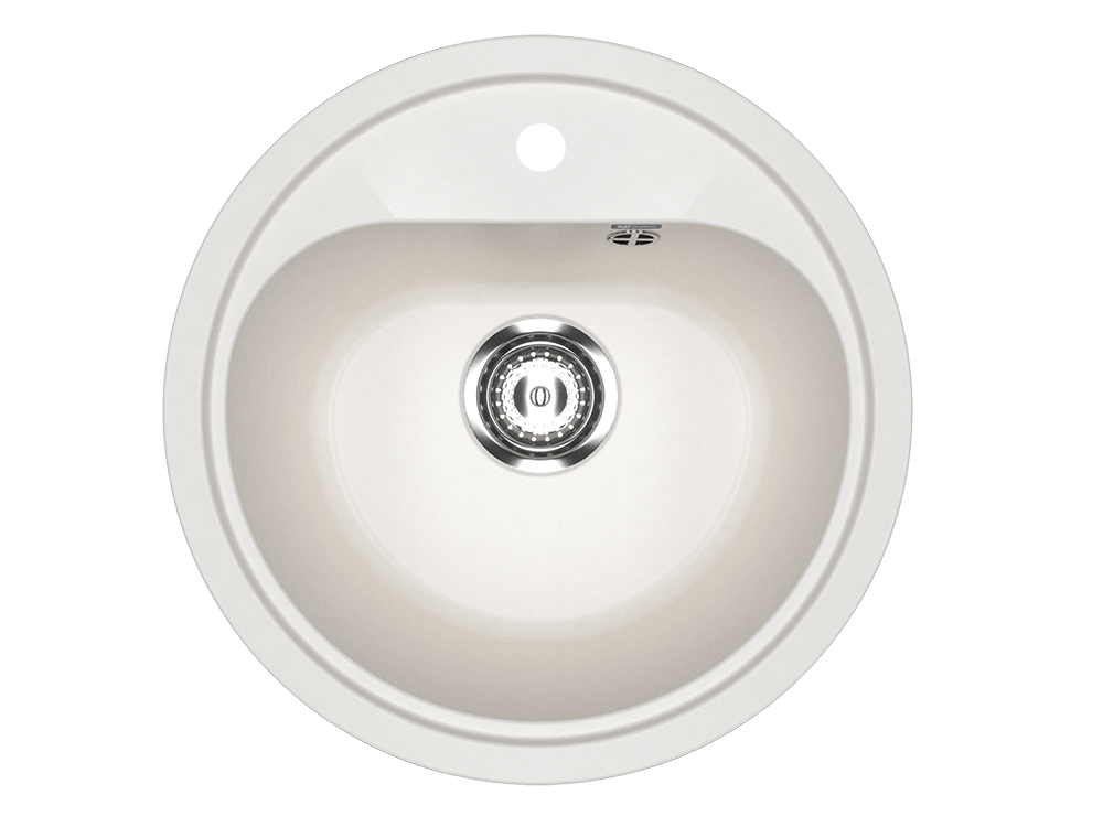 Кухонная мойка 44см ультра белая ULGRAN Classic U-700-341