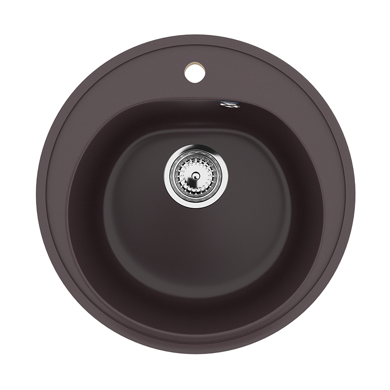 Кухонная мойка 50см шоколад ULGRAN Classic U-101-345