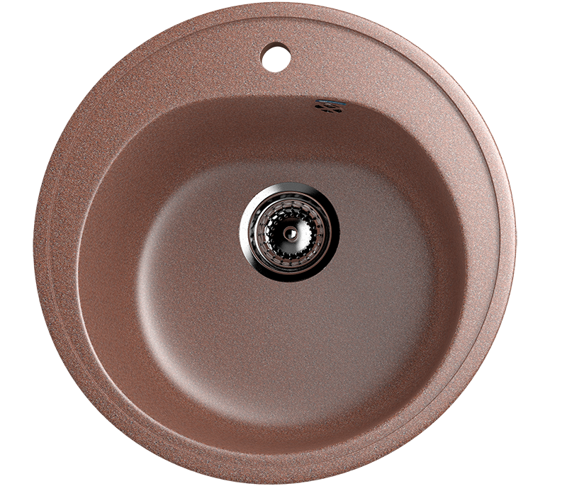 Кухонная мойка 50см терракот ULGRAN Classic U-101-307