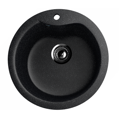 Кухонная мойка 48см черная ULGRAN Classic U-102-308
