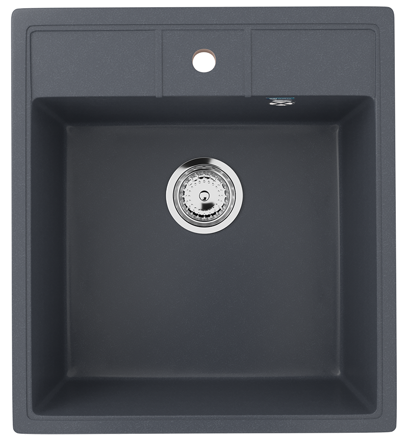 Кухонная мойка 45х50см антрацит ULGRAN Classic U-406-343