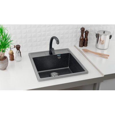 Кухонная мойка 45х50см песочная ULGRAN Classic U-406-302