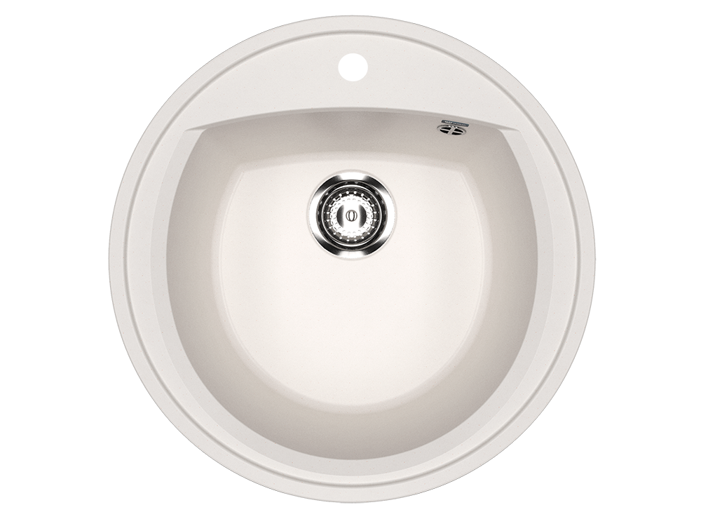 Кухонная мойка 52см белая ULGRAN Classic U-603-331