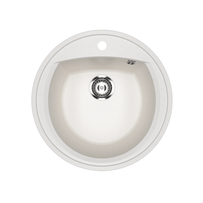 Кухонная мойка 52см ультра белая ULGRAN Classic U-603-341