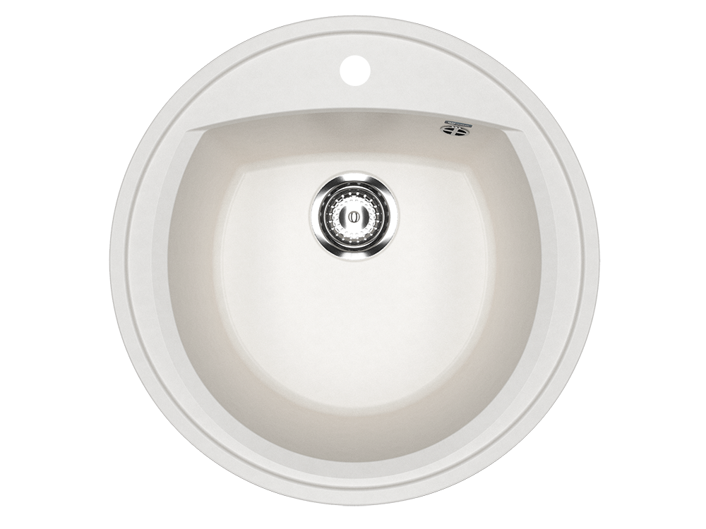 Кухонная мойка 52см ультра белая ULGRAN Classic U-603-341