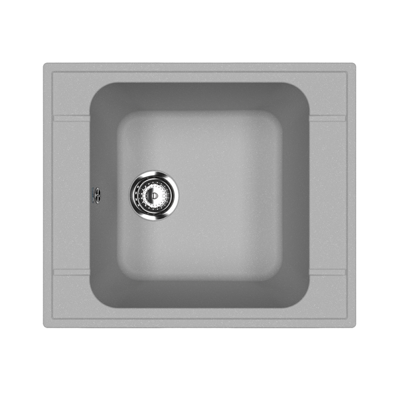 Кухонная мойка 59х50см графит ULGRAN Classic U-604-342