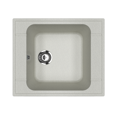 Кухонная мойка 59х50см серая ULGRAN Classic U-604-310