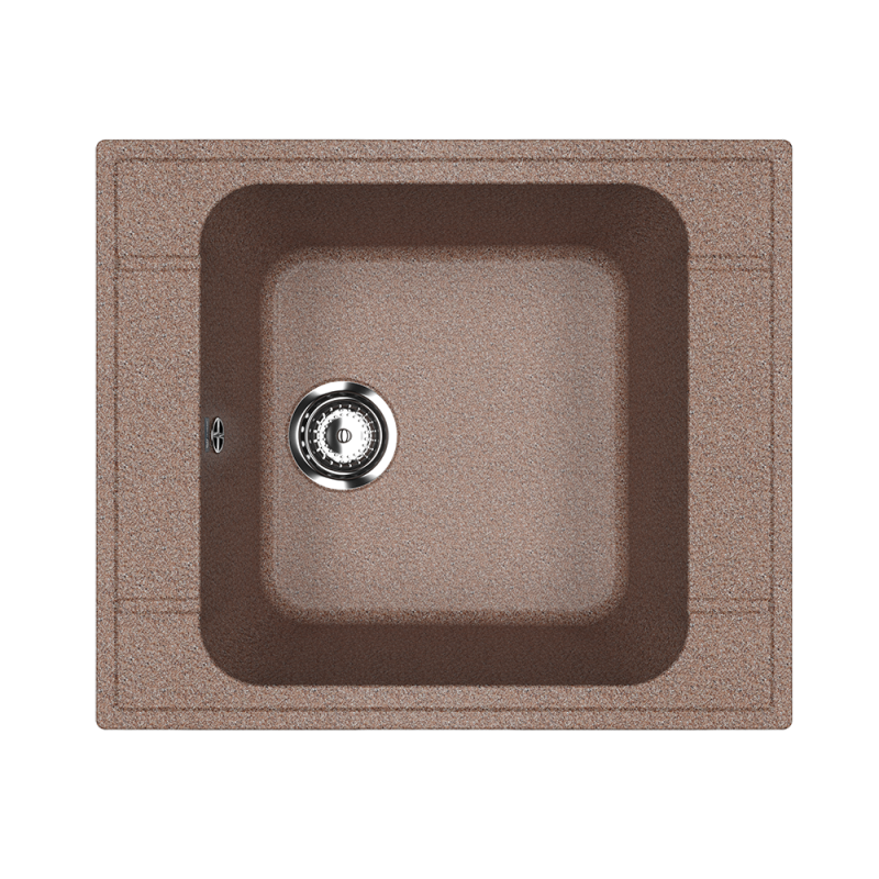 Кухонная мойка 59х50см терракот ULGRAN Classic U-604-307