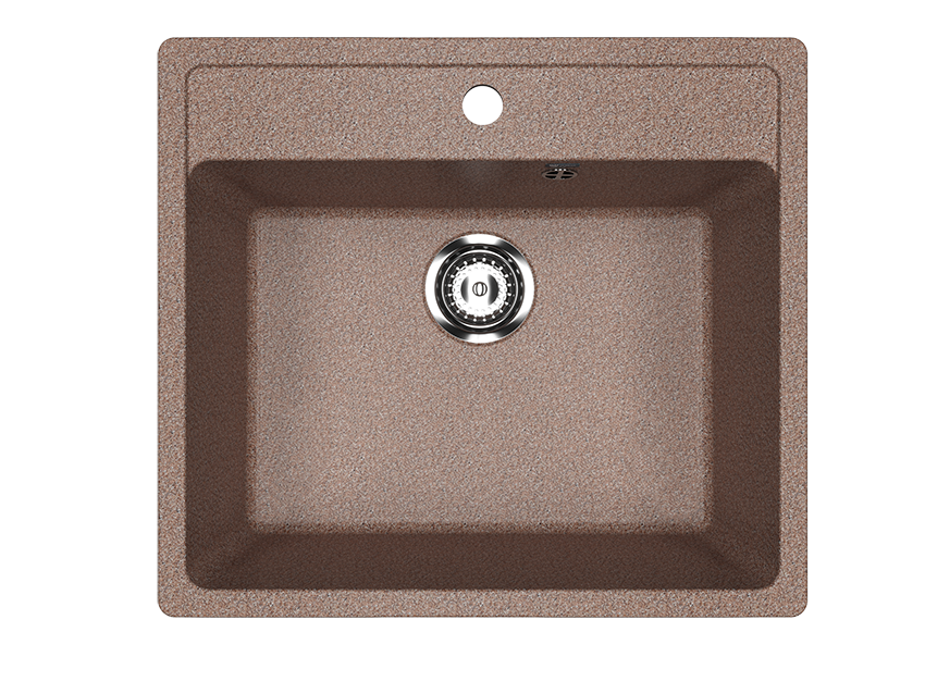 Кухонная мойка 56х50см терракот ULGRAN Classic U-104-307