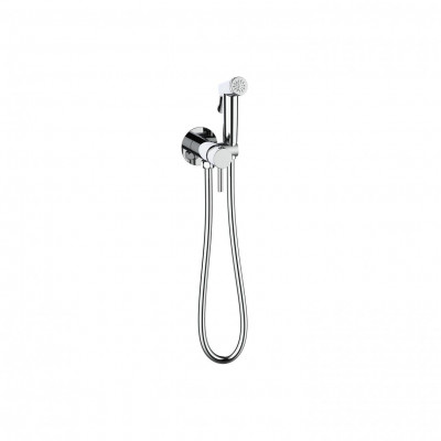 Смеситель с гигиеническим душем Bravat D9151CP-ENG, хром, шланг 150см