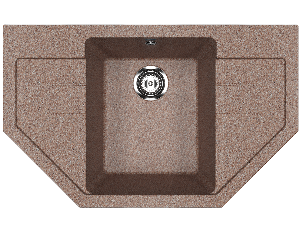 Кухонная мойка 79х49см терракот ULGRAN Classic U-609-307