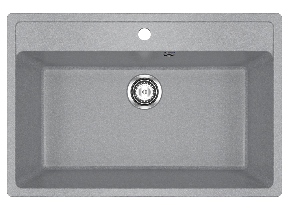 Кухонная мойка 76х51см темно-серая ULGRAN Classic U-600-309