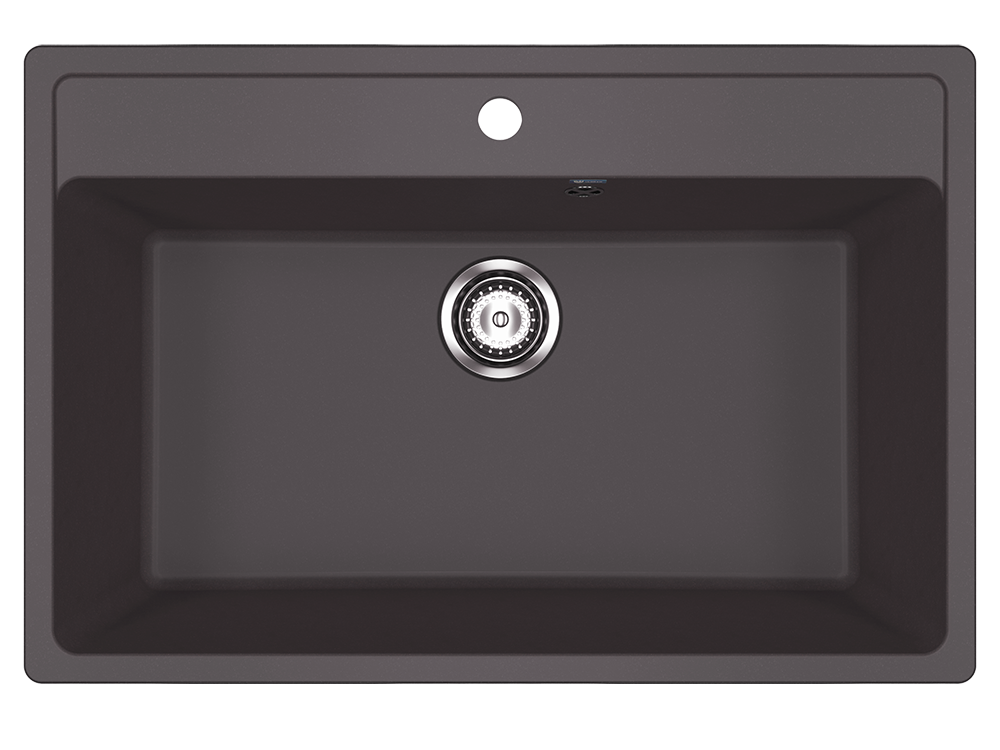 Кухонная мойка 76х51см шоколад ULGRAN Classic U-600-345
