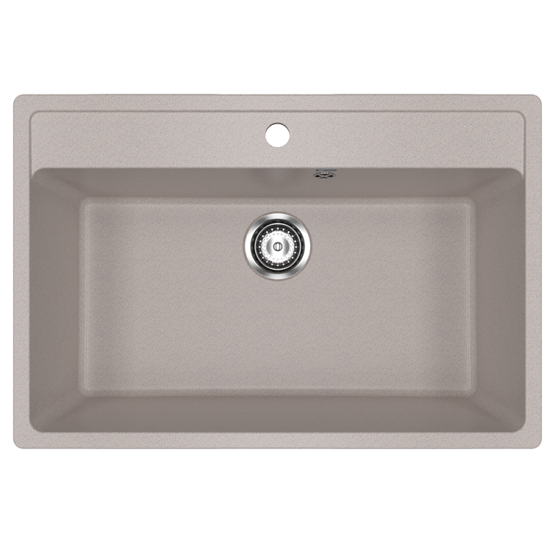 Кухонная мойка 76х51см песочная ULGRAN Classic U-600-302