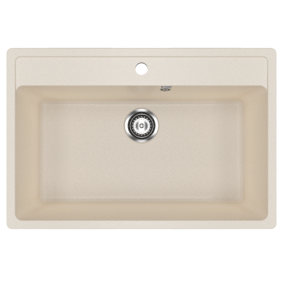 Кухонная мойка 76х51см бежевая ULGRAN Classic U-600-328