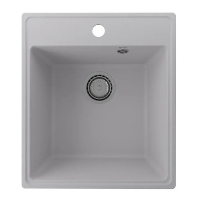 Кухонная мойка 42х48см платина ULGRAN Quartz 425-04