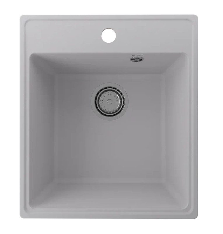 Кухонная мойка 42х48см платина ULGRAN Quartz 425-04