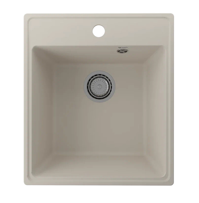 Кухонная мойка 42х48см лен ULGRAN Quartz 425-02