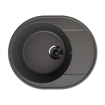 Кухонная мойка 58х48см асфальт ULGRAN Quartz 585-09