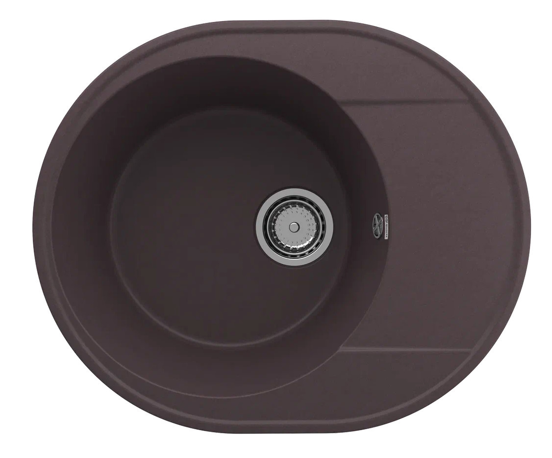 Кухонная мойка 58х48см трюфель ULGRAN Quartz 585-06