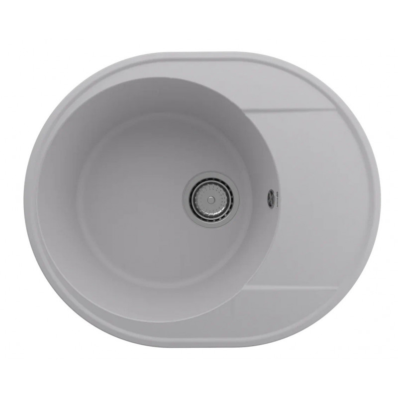 Кухонная мойка 58х48см платина ULGRAN Quartz 585-04